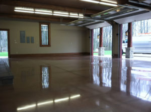 Polished Epoxy Garage Floor in Newark created by Newark Concrete Polishing Pros